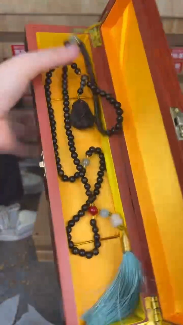 品茗文玩阁黄花梨项链链接@@SP212