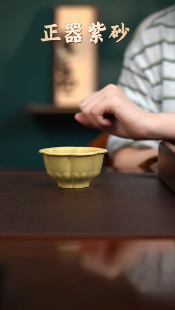 茶壶紫砂YZGT17389袁门静梅杯（本绿）