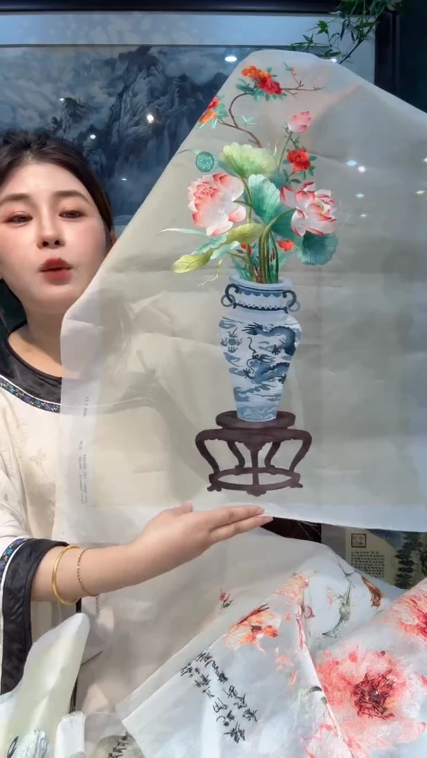 刺绣非遗苏绣手工刺绣