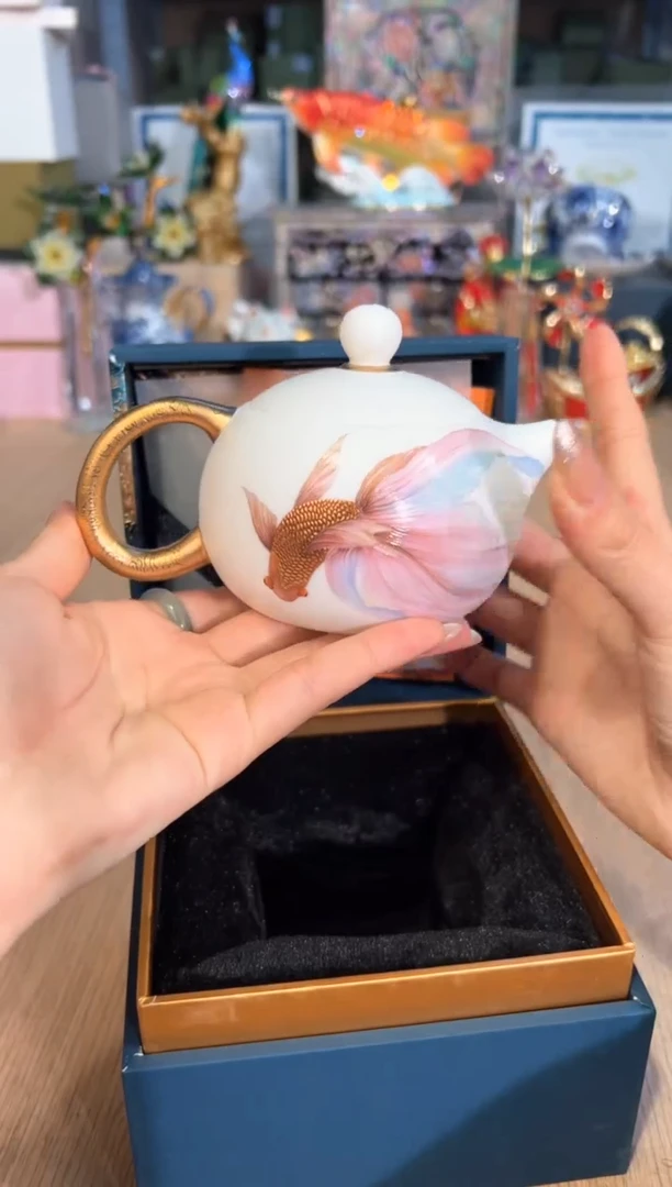 【闪购商品】杯172宫礼锦鲤西施壶