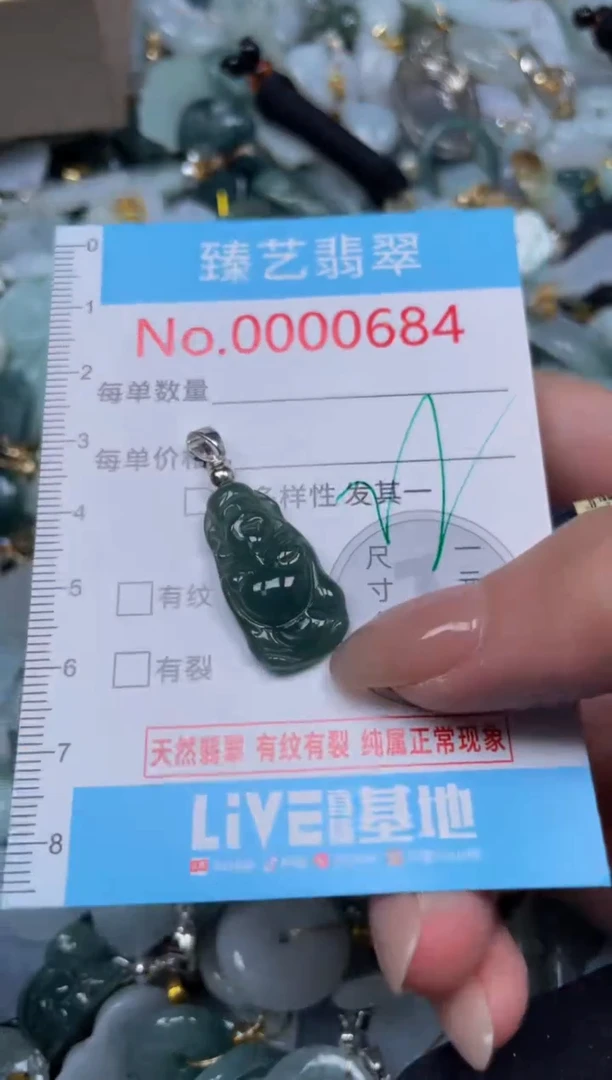 颈饰未镶嵌翡翠684