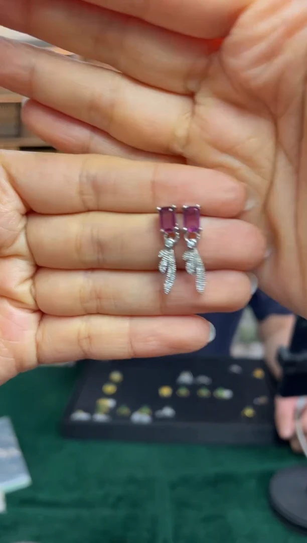 石榴石·银S925镶嵌多样性发一件