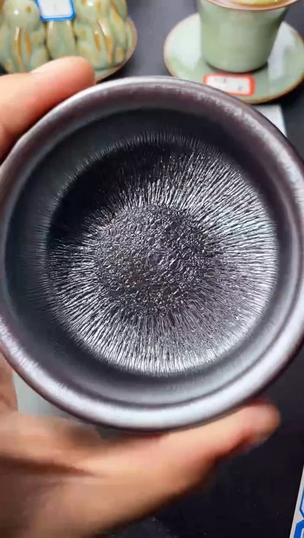 茶盏342叶紫建盏叶紫