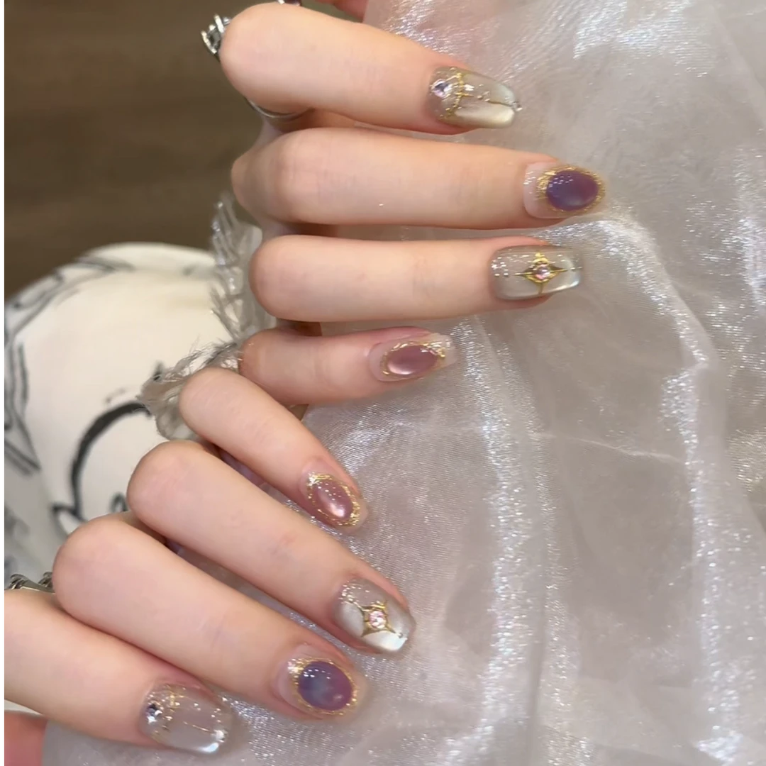 TugeNail“希腊女神”设计师高定高级感原创小众设计师美甲TG627