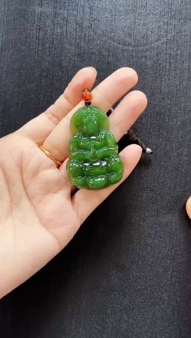 和田玉未镶嵌吊坠(不含链)多样性发一
