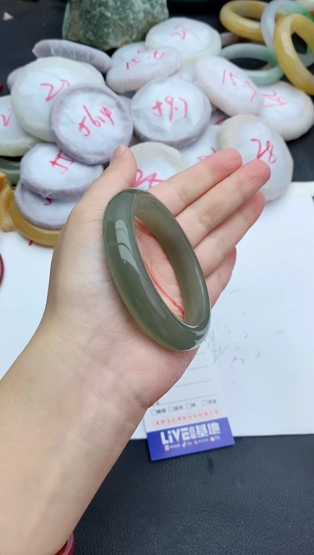 未镶嵌手镯石英质玉418+55/56