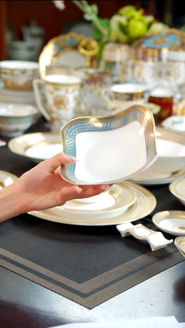 瓷片沙拉碗   2个