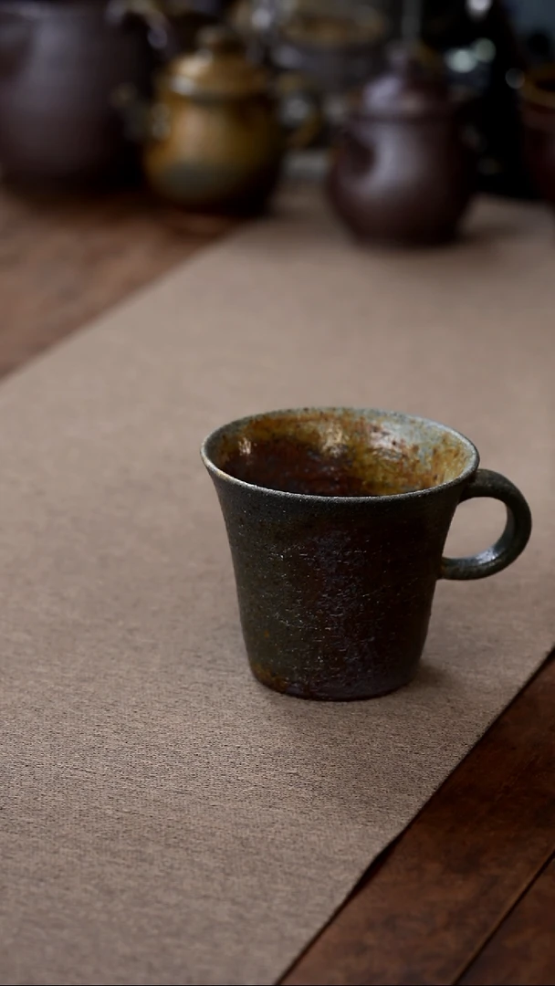 茶壶紫砂 柴烧咖啡杯
