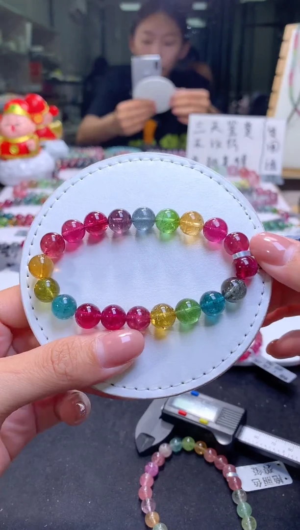 未镶嵌手串碧玺A58【天然碧玺】