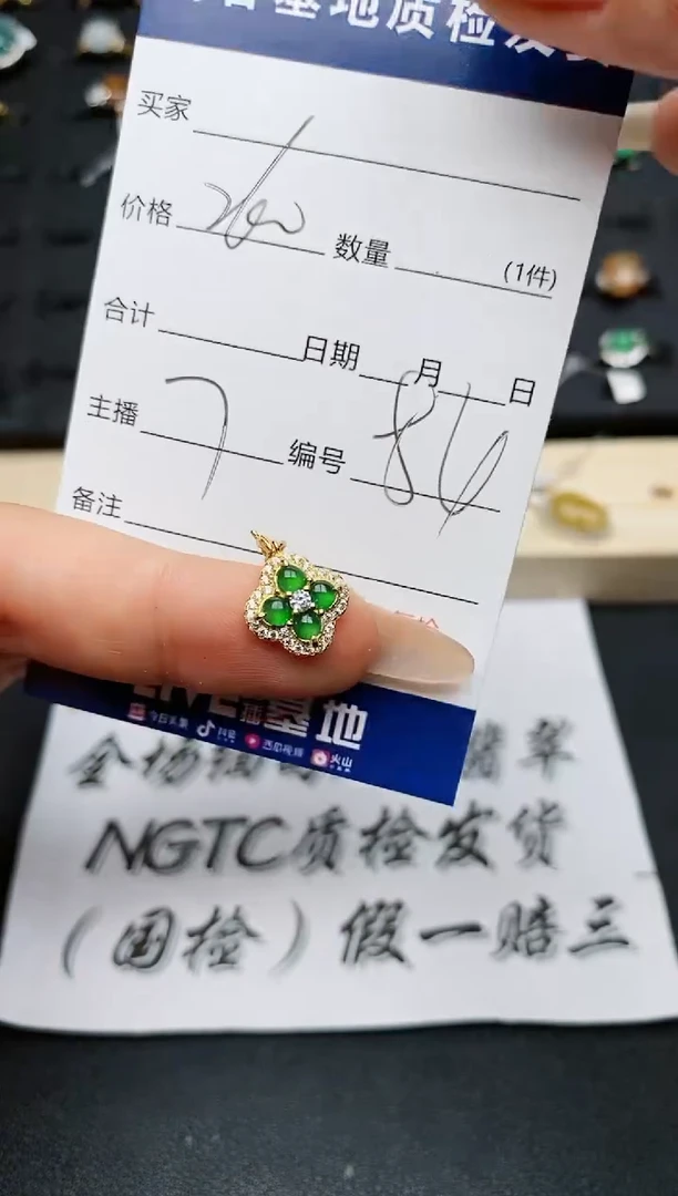 【闪购商品】翡翠颈饰银S925镶嵌............