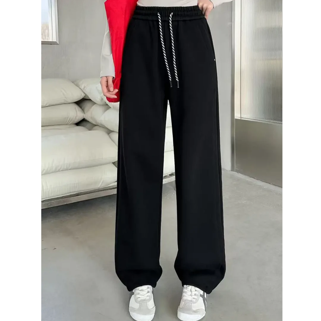 夏季新款女童阔腿卫裤中大童宽松潮童百搭休闲卫裤zb5680简约童品