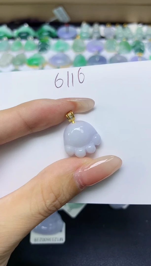 翡翠未镶嵌颈饰天然缅甸翡翠A货