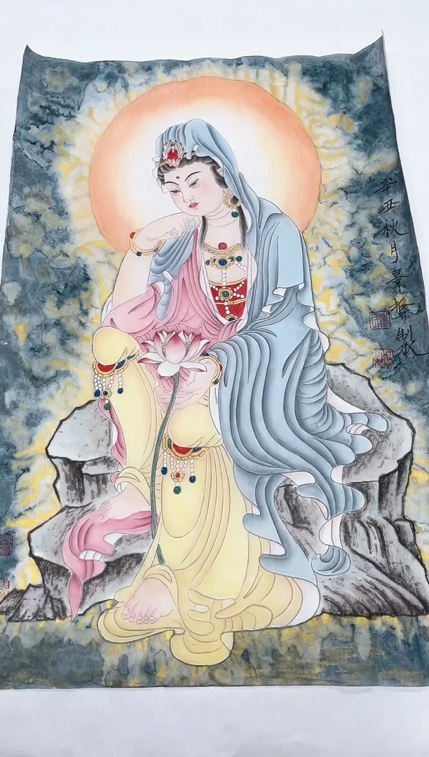 精品国画人物作品