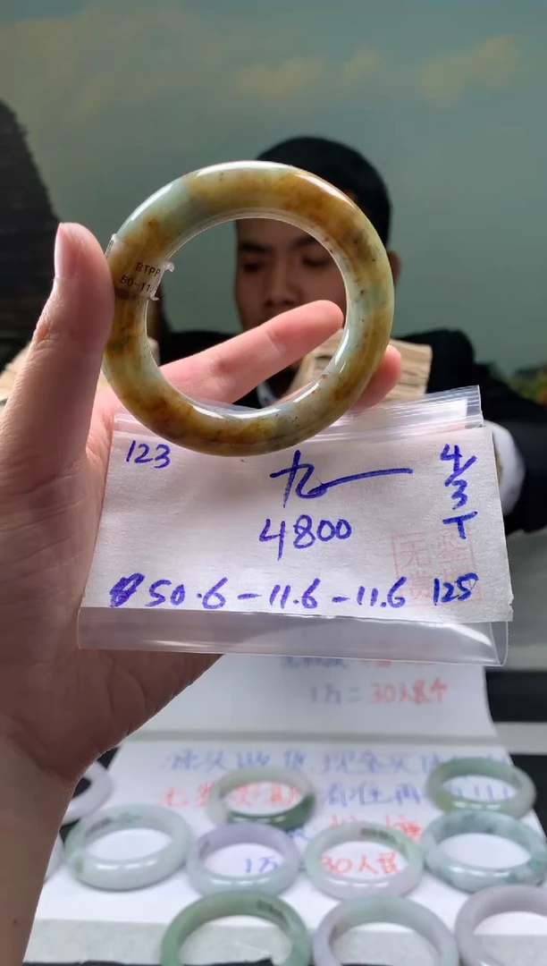 【闪购商品】翡翠手镯未镶嵌翡翠手镯 下单联系小耳机#123