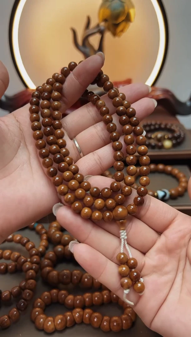 库克手串库克菩提圆珠款108颗7mm