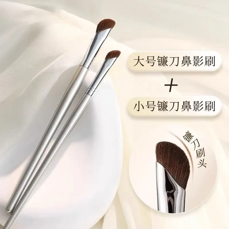 沧州斜头马毛鼻影刷镰刀修容刷晕染刷大小侧影阴影化妆刷初学者