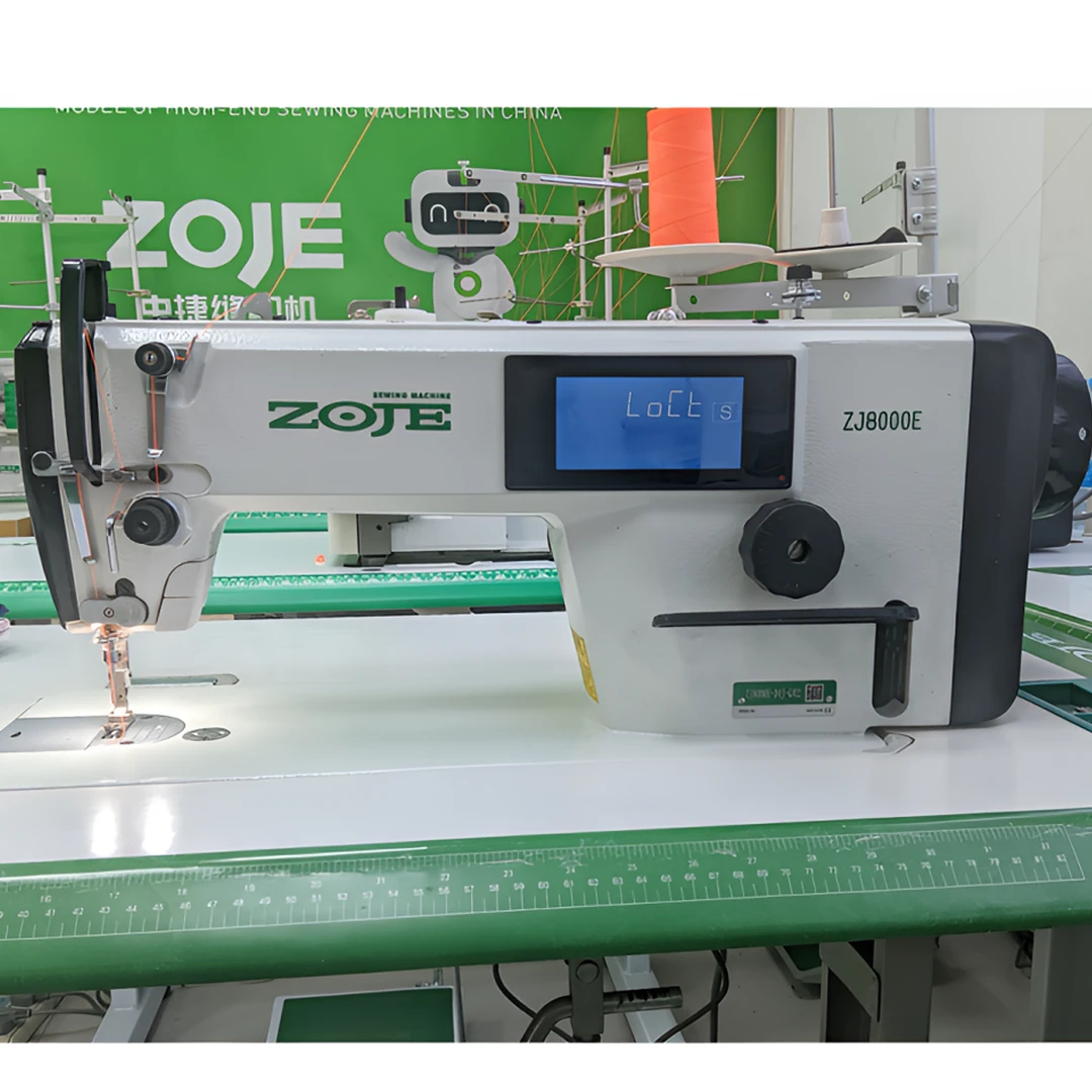 中捷缝纫机8000E触摸屏四自动电脑平缝机自动剪线自动抬压脚