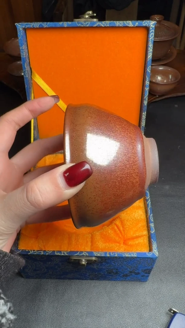 【闪购商品】茶盏陈远福红梅盏61