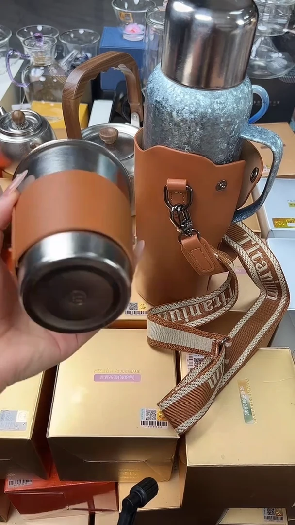 @@器钛传承壶保温壶+杯套+可乐杯