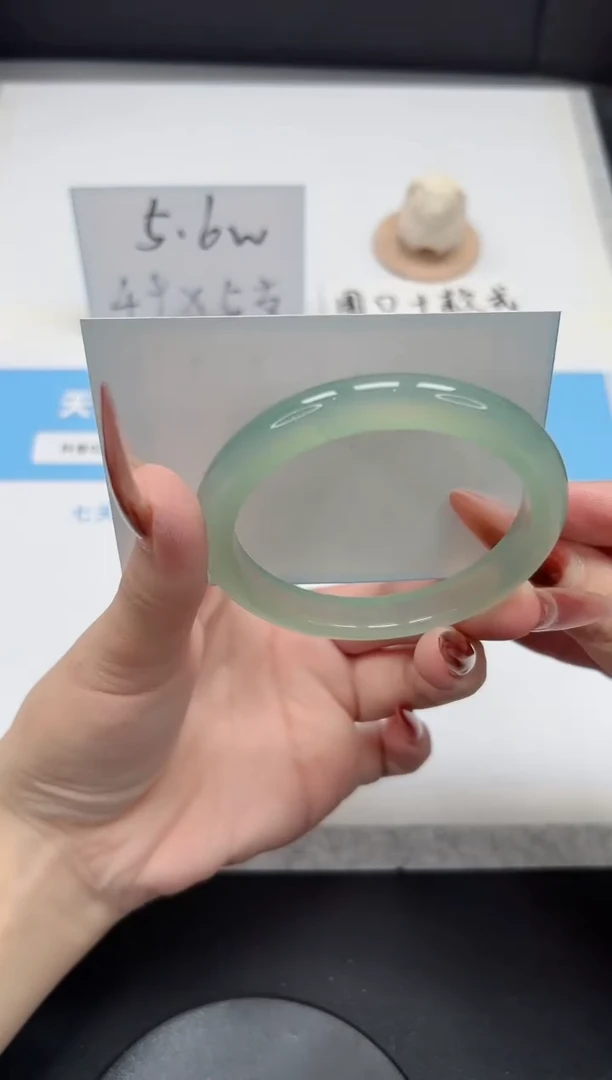 【闪购商品】石英质玉手镯未镶嵌217/56.5晴水