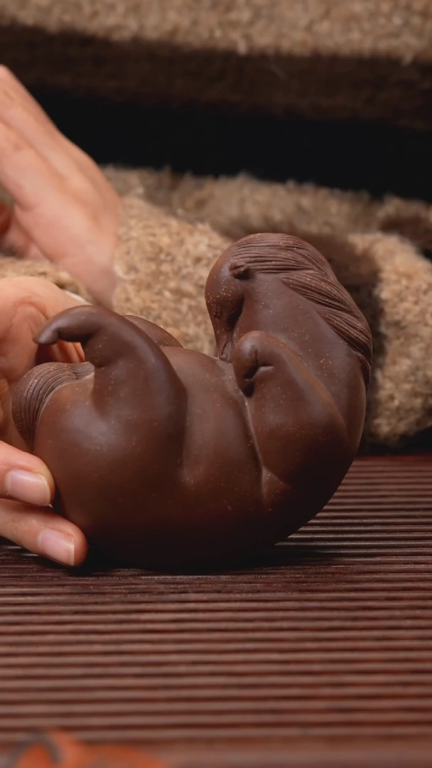 【闪购商品】紫砂茶宠紫泥马儿