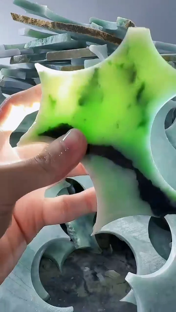 裸石翡翠缅甸翡翠A货文2353
