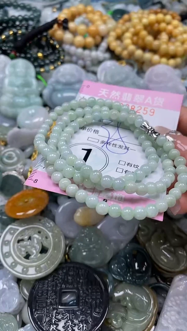翡翠未镶嵌颈饰闪购0008259