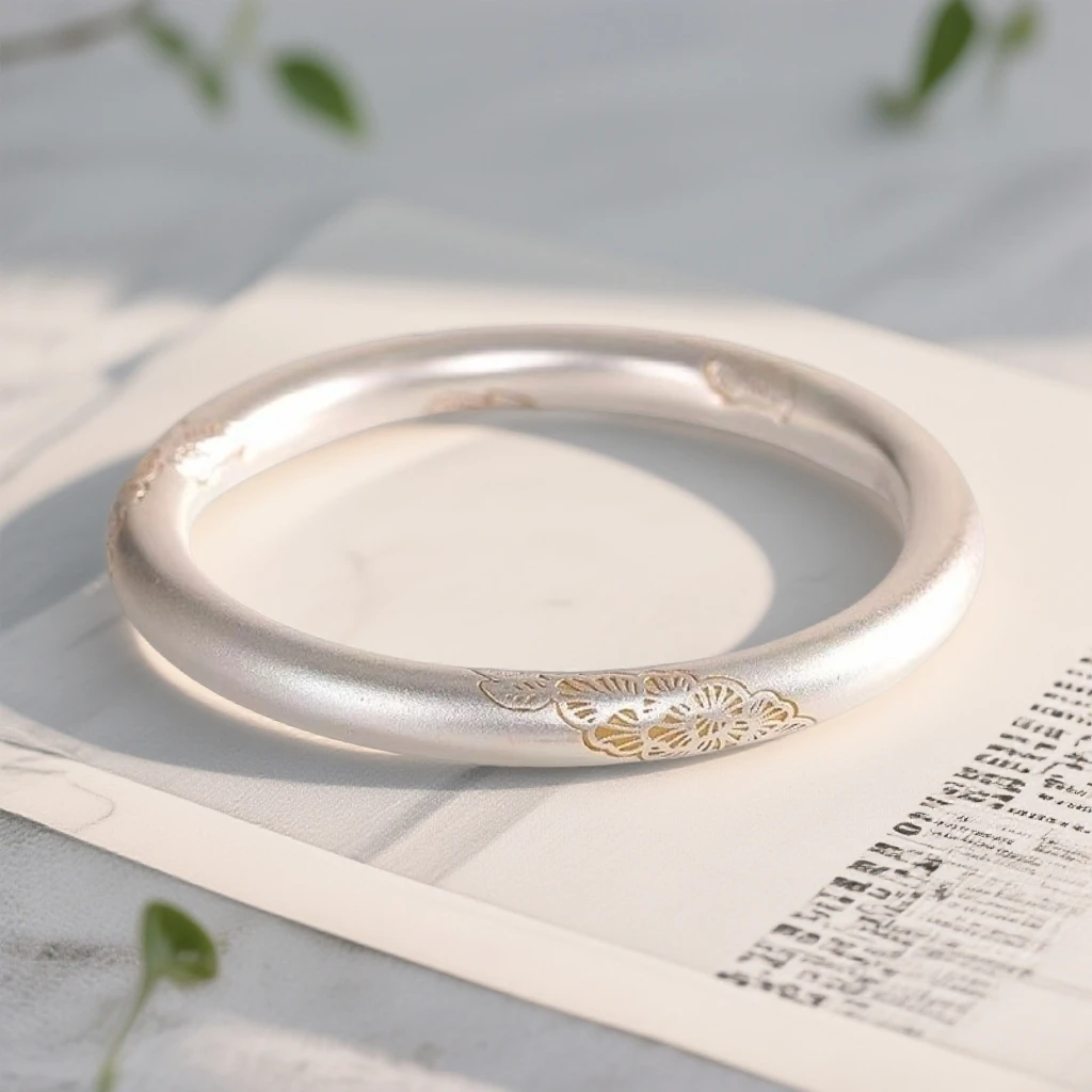 999.9繁花似锦珐琅彩闭口镯