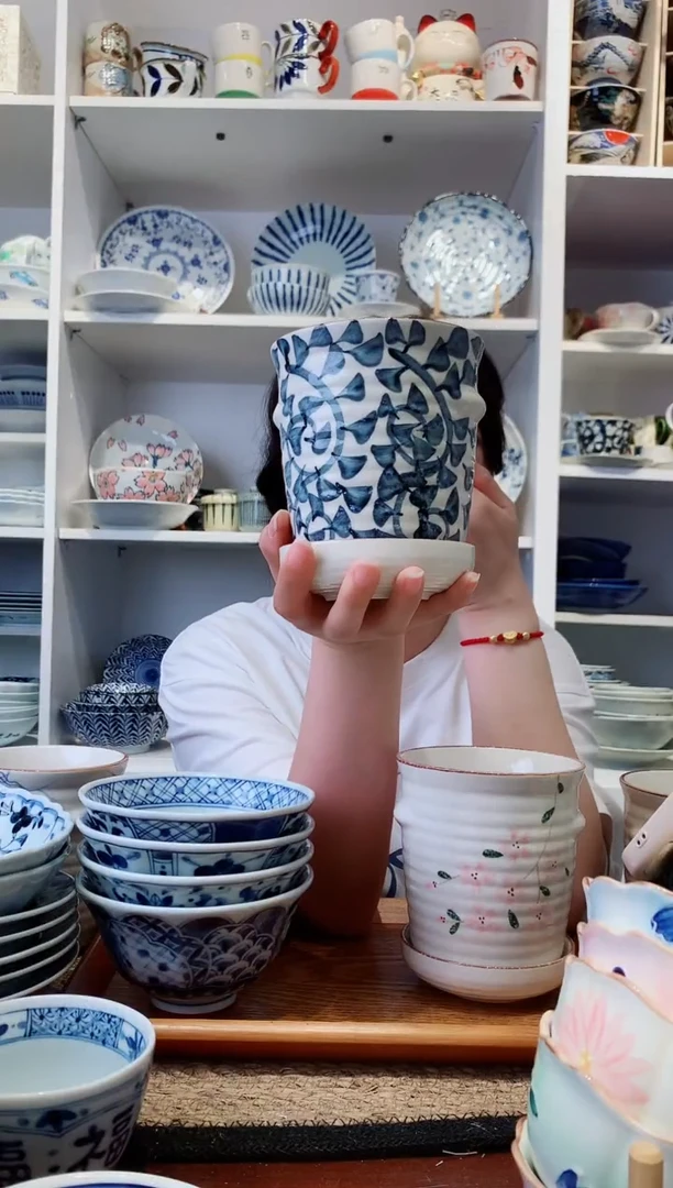 陶瓷日本进口陶瓷筷筒