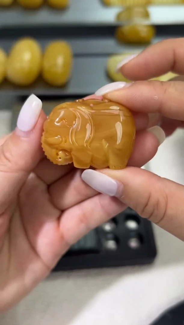 裸石琥珀未镶嵌琥珀蜜蜡吊坠