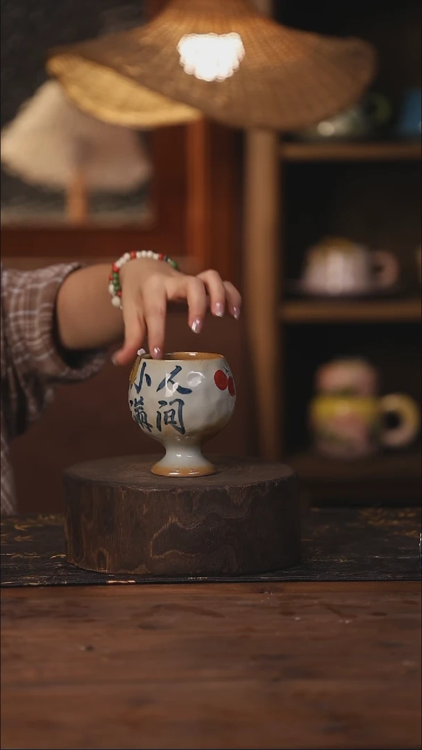 陶瓷景德镇高温釉下手绘陶瓷286