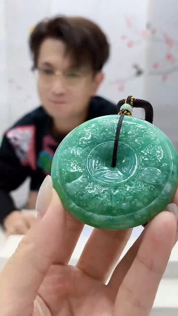 定制翡翠未镶嵌5159lr-毛货挂件152