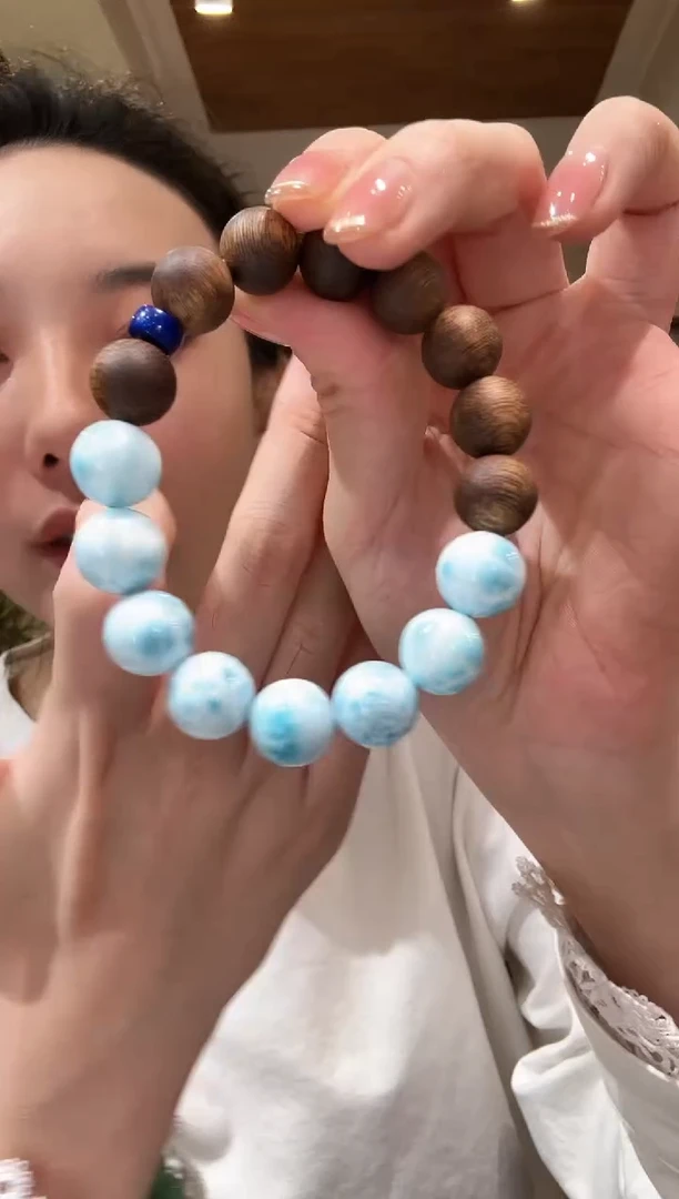 【闪购商品】针钠钙石（海纹石）手链未镶嵌国风