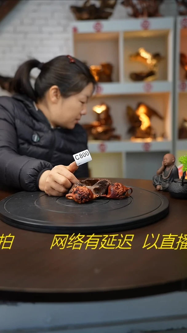 木木雕款?*可云南自然摆件   3件