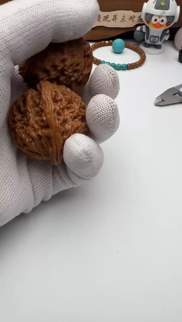 【闪购商品】文玩核桃把件核桃一对