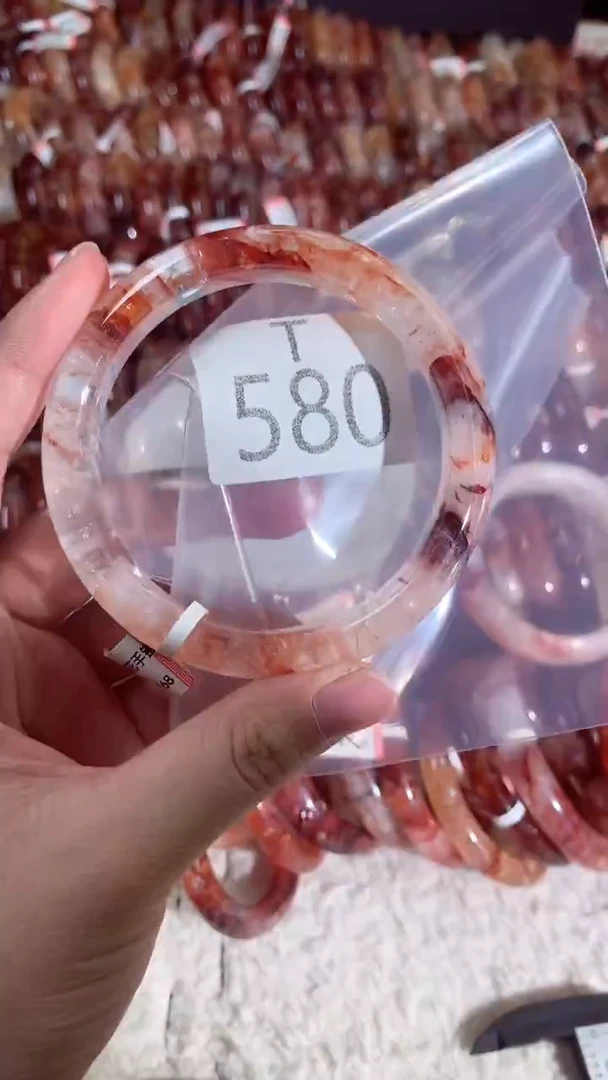 水晶手镯未镶嵌T580-63+