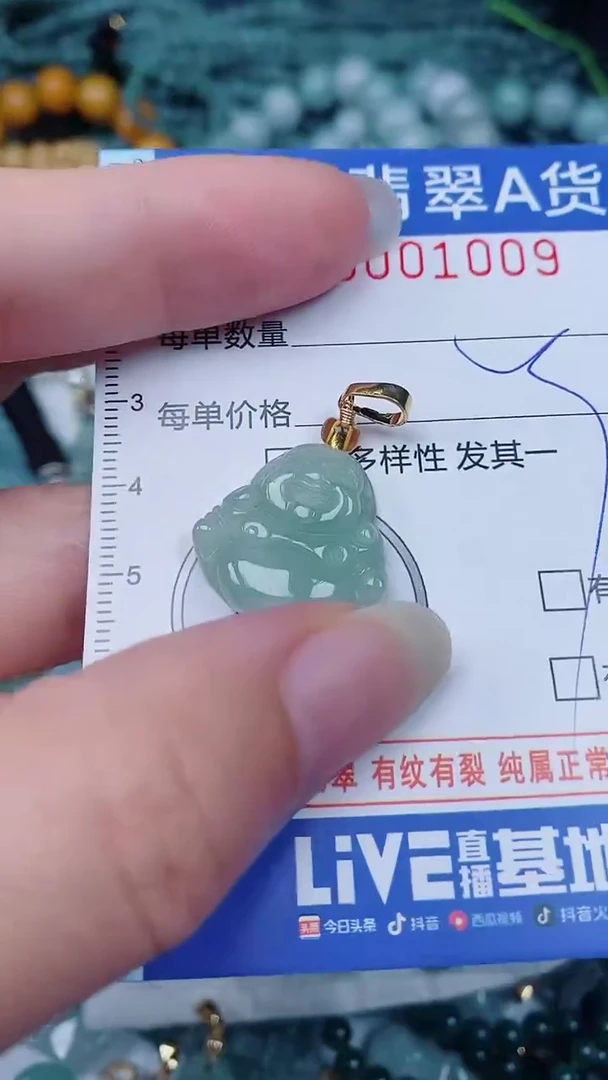 翡翠未镶嵌颈饰00001009