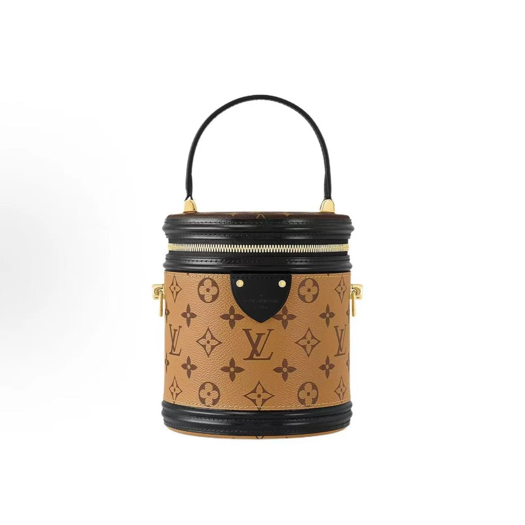 99新 LouisVuitton/路易威登 【达人专属】发财桶芯片款/单肩包斜挎