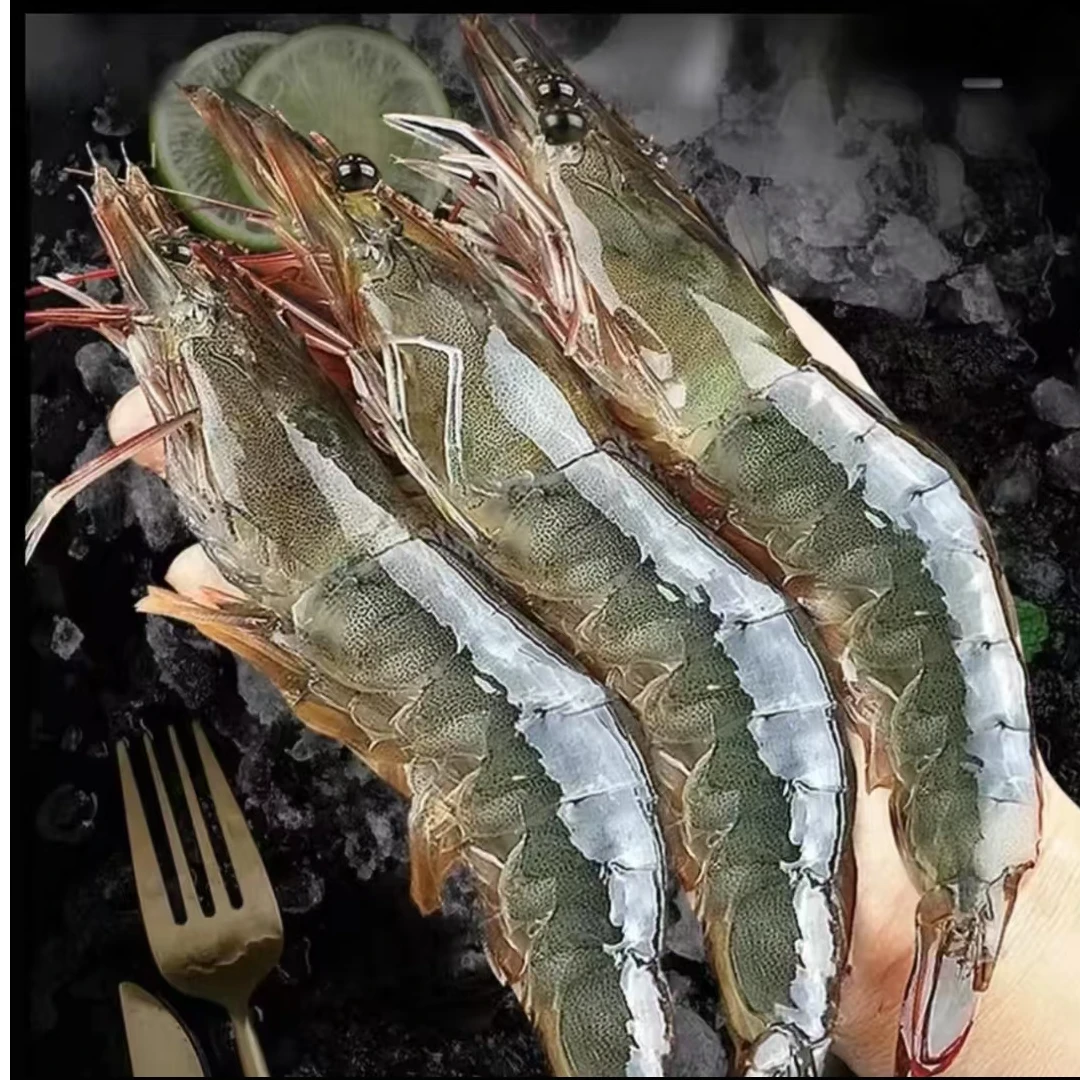 DT【30-40大虾】肉质鲜嫩大个头海水大虾单只15~18cm一盒4斤50~60只海鲜
