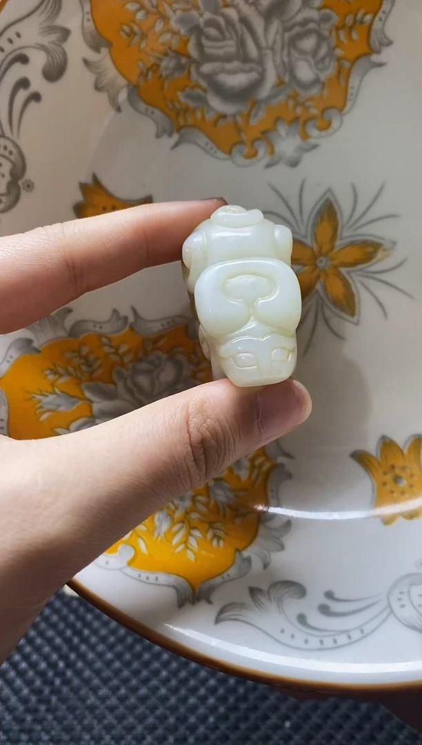 瓷片瓷片 瓷器 摆件 1个