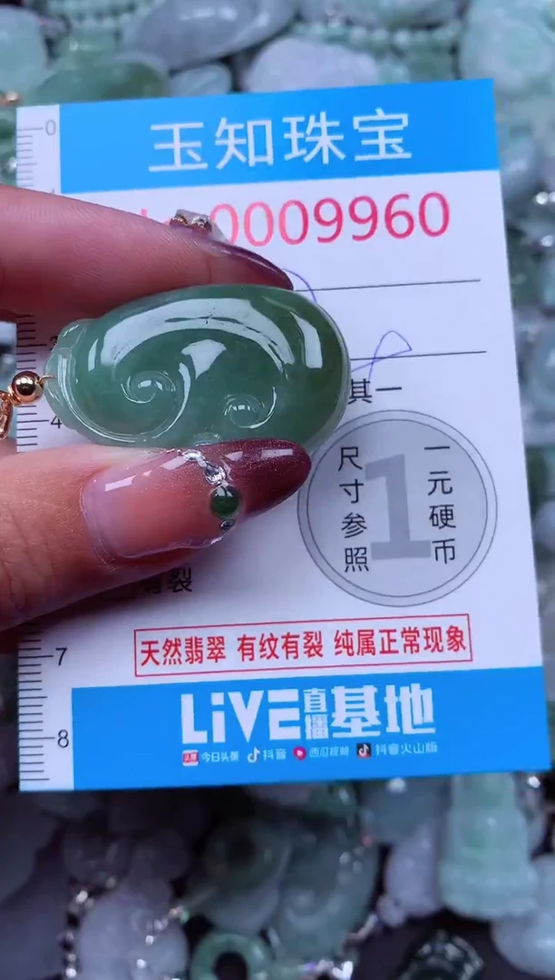 吊坠(不含链)未镶嵌翡翠9960