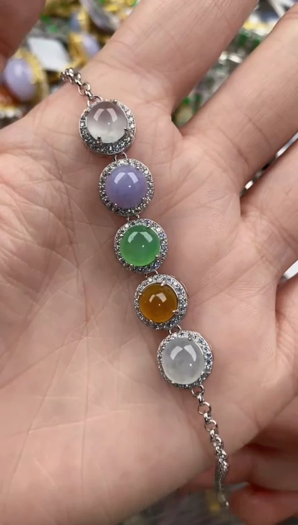 银S925镶嵌戒指翡翠借**你999    1