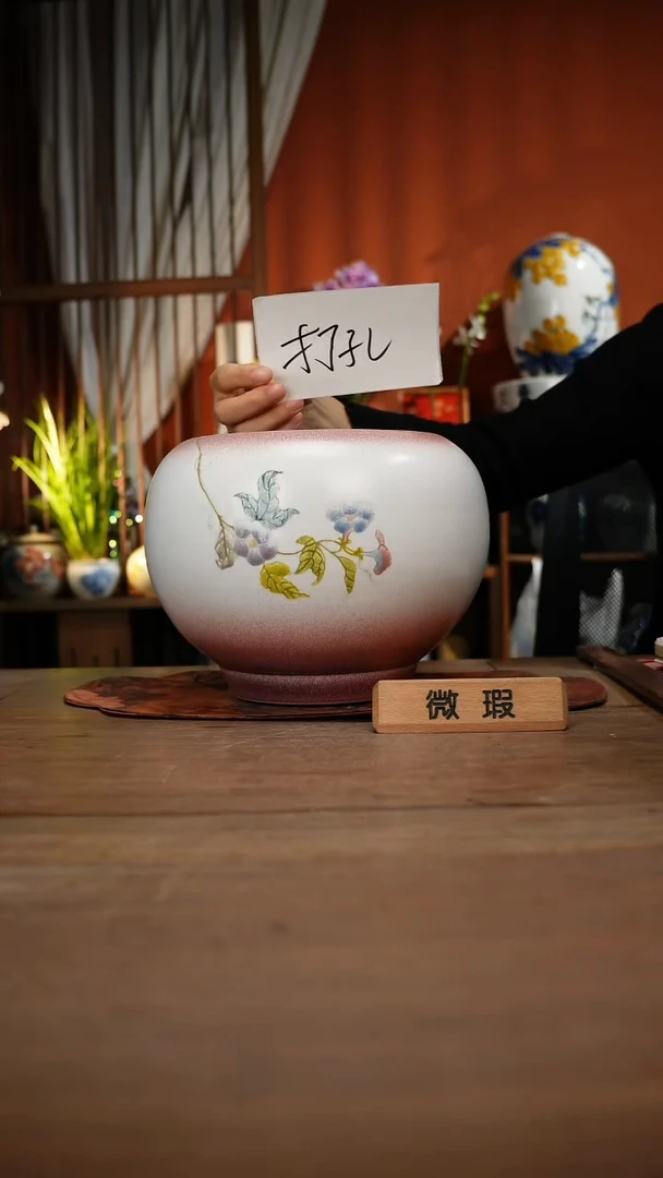 当代高温釉下彩手绘陶瓷餐具