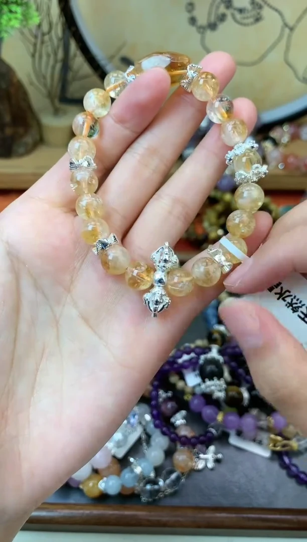 【闪购商品】黄晶手链未镶嵌249手串