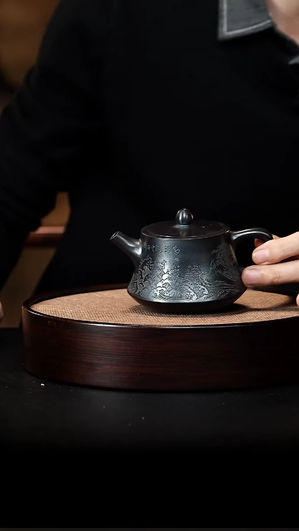 茶壶紫砂宜兴紫砂壶H87057