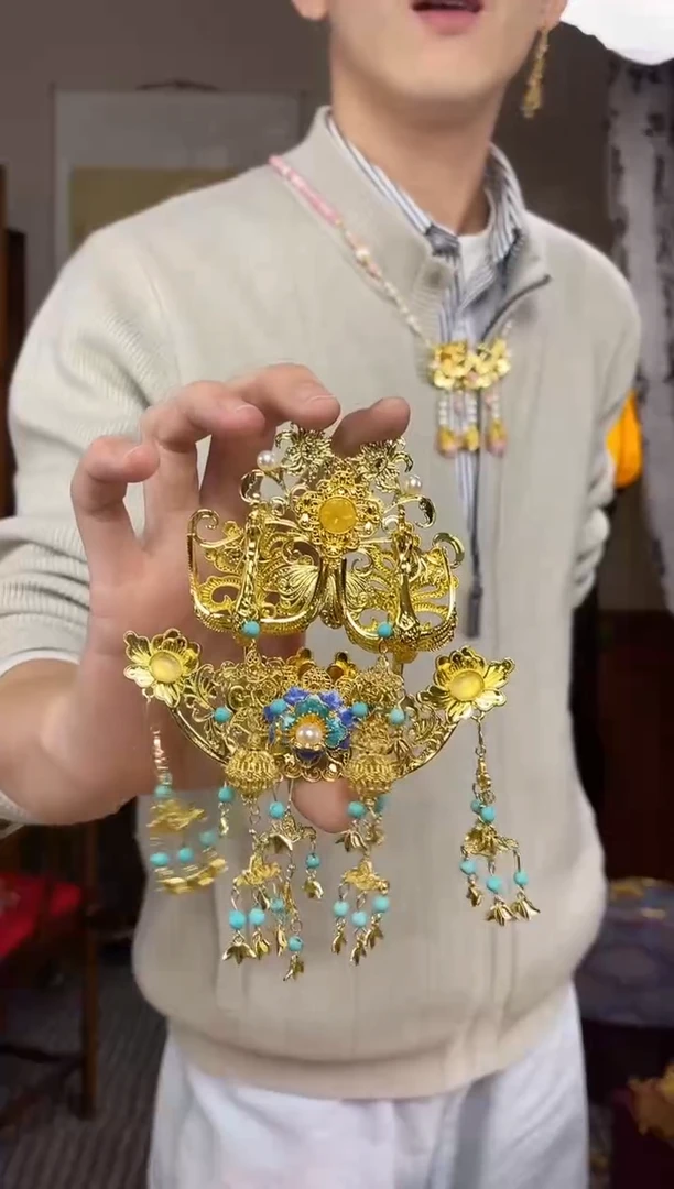 铜合金无花间舞冠1