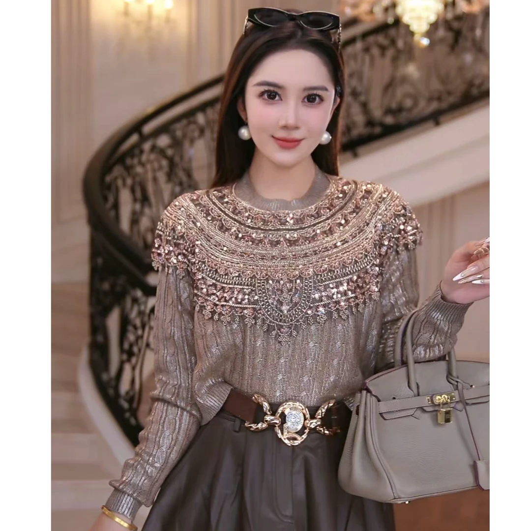 FNN【芙娜妮】2025新款休闲洋气衣服女穿搭气质女装上衣F2530380A