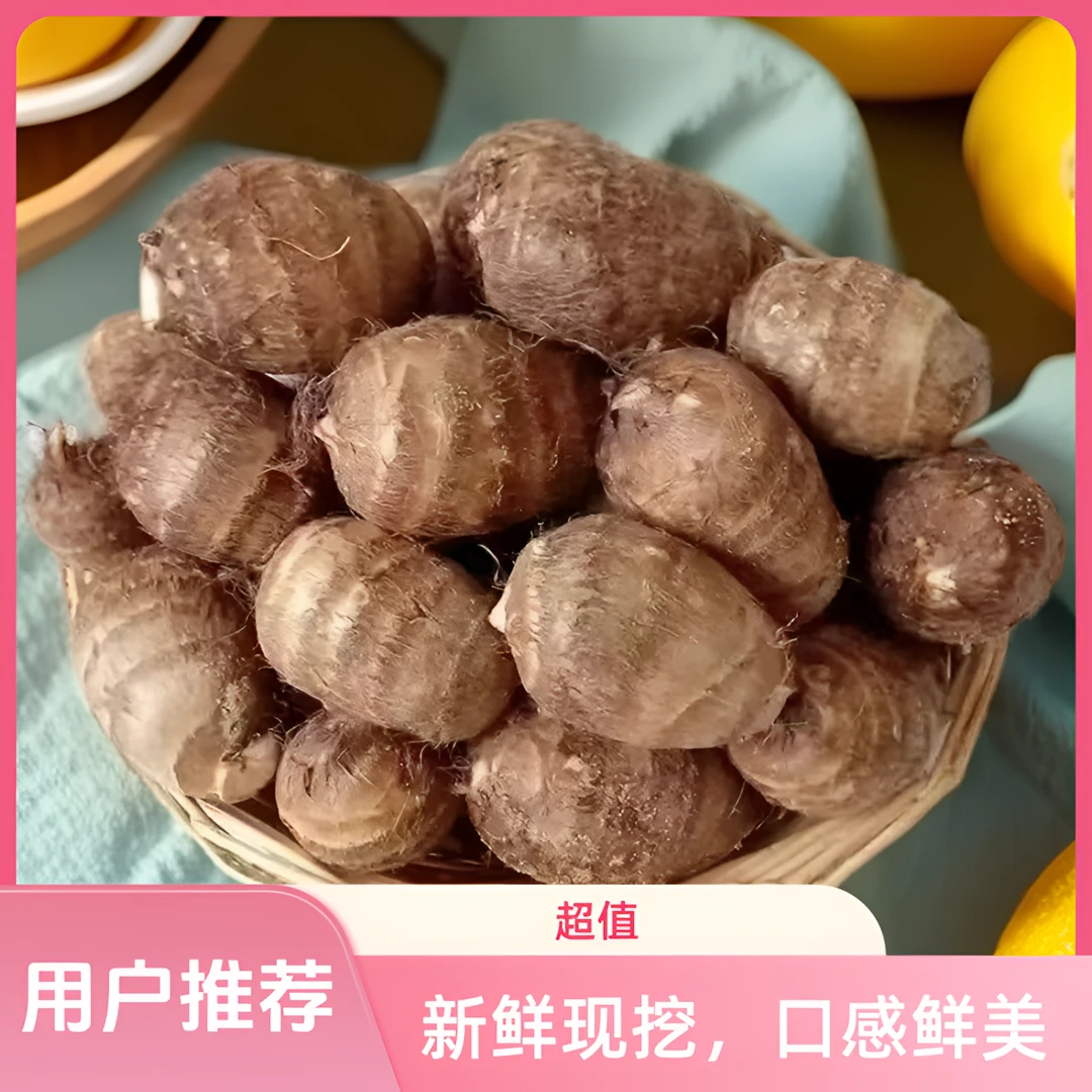 5伒山东新鲜奶香香糯毛芋头香甜细腻当季芋头现挖现发