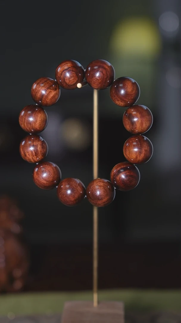 黄花梨/降香黄檀手串/手链海南黄花梨2.0*12单圈