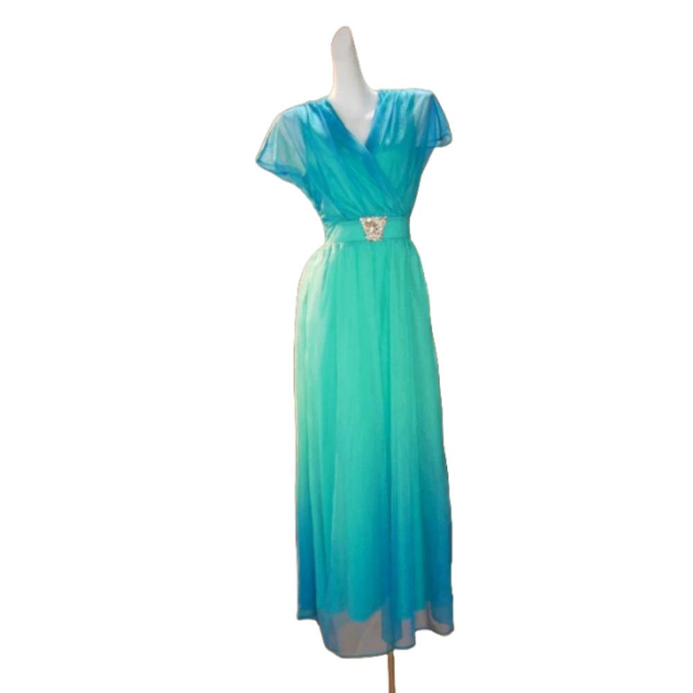 【袁小姐】人鱼姬 夏季法式轻奢飘逸气质高级感时尚连衣裙-HZ747